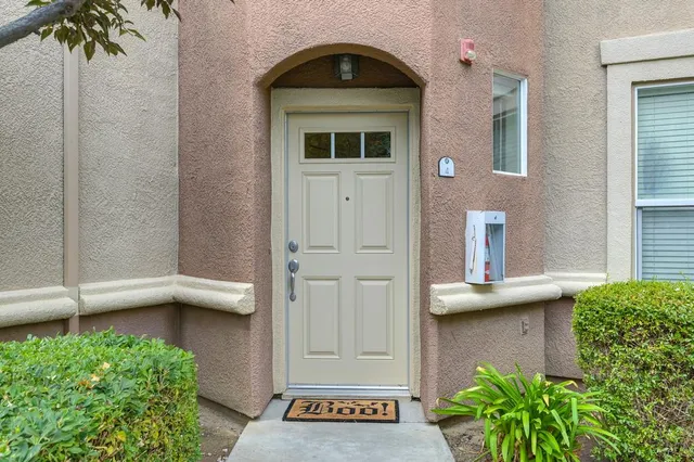 a view of front door of house