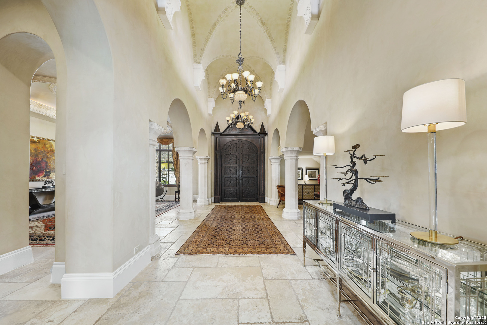640 Terrell Road Terrell Hills, TX 78209 - Photo 3 of 34 a view of living room with a chandelier
