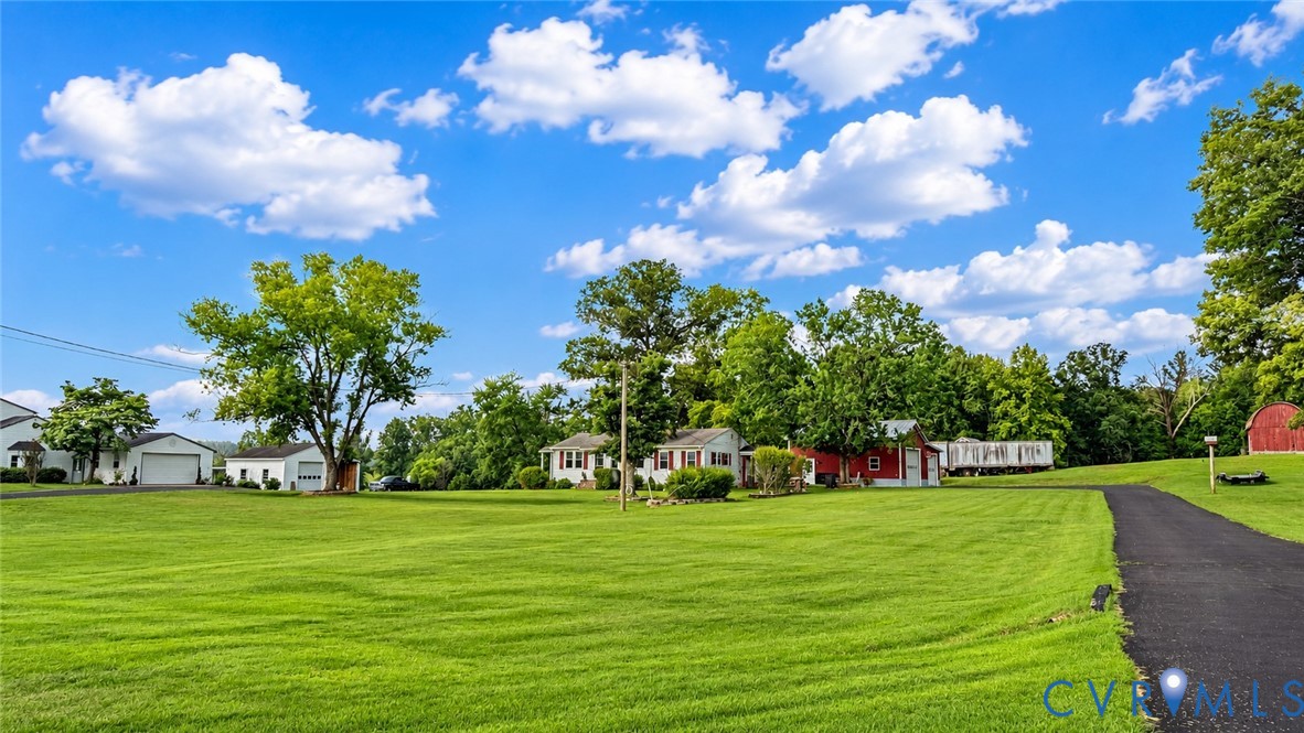 5560 West Hoover Road Reva, VA 22735 - Photo 8 of 32 Expansive green lawn with mature trees and a paved