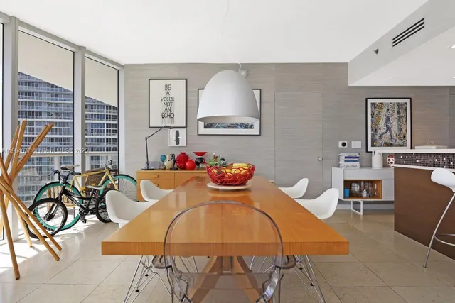 a very nice looking room with a large window