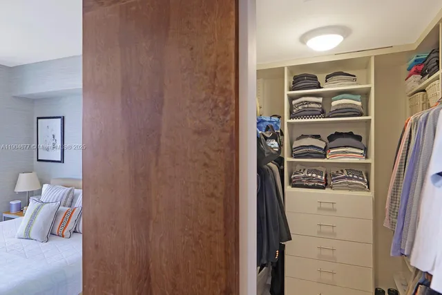 a view of a hallway with workspace