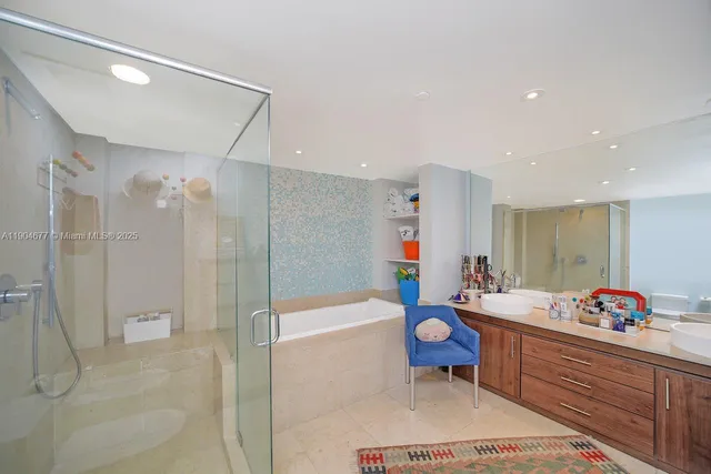 a children room with furniture and toys