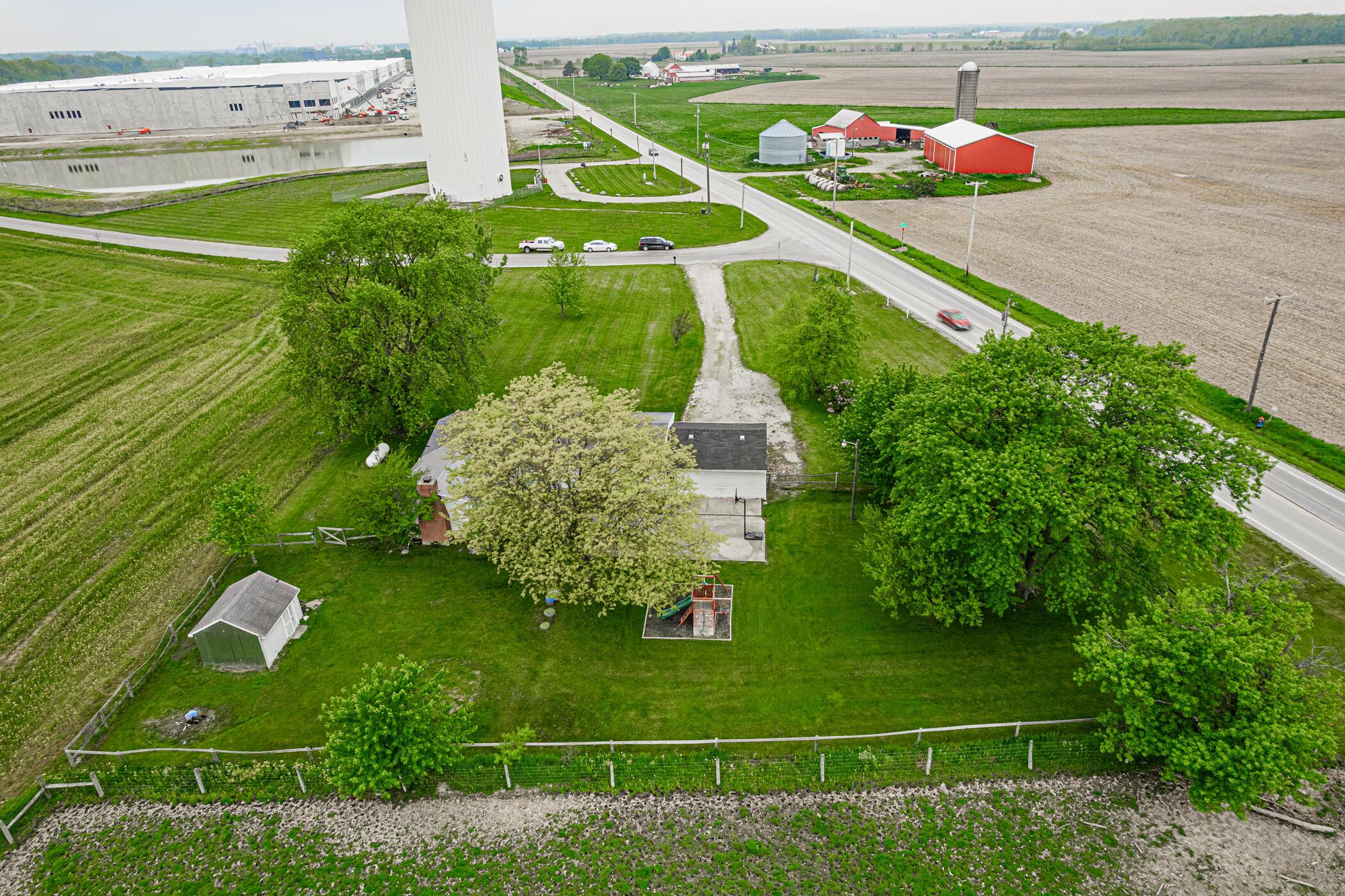 12913 Fladt Road Marysville, OH 43040 - Photo 69 of 73 Aerial view of home back