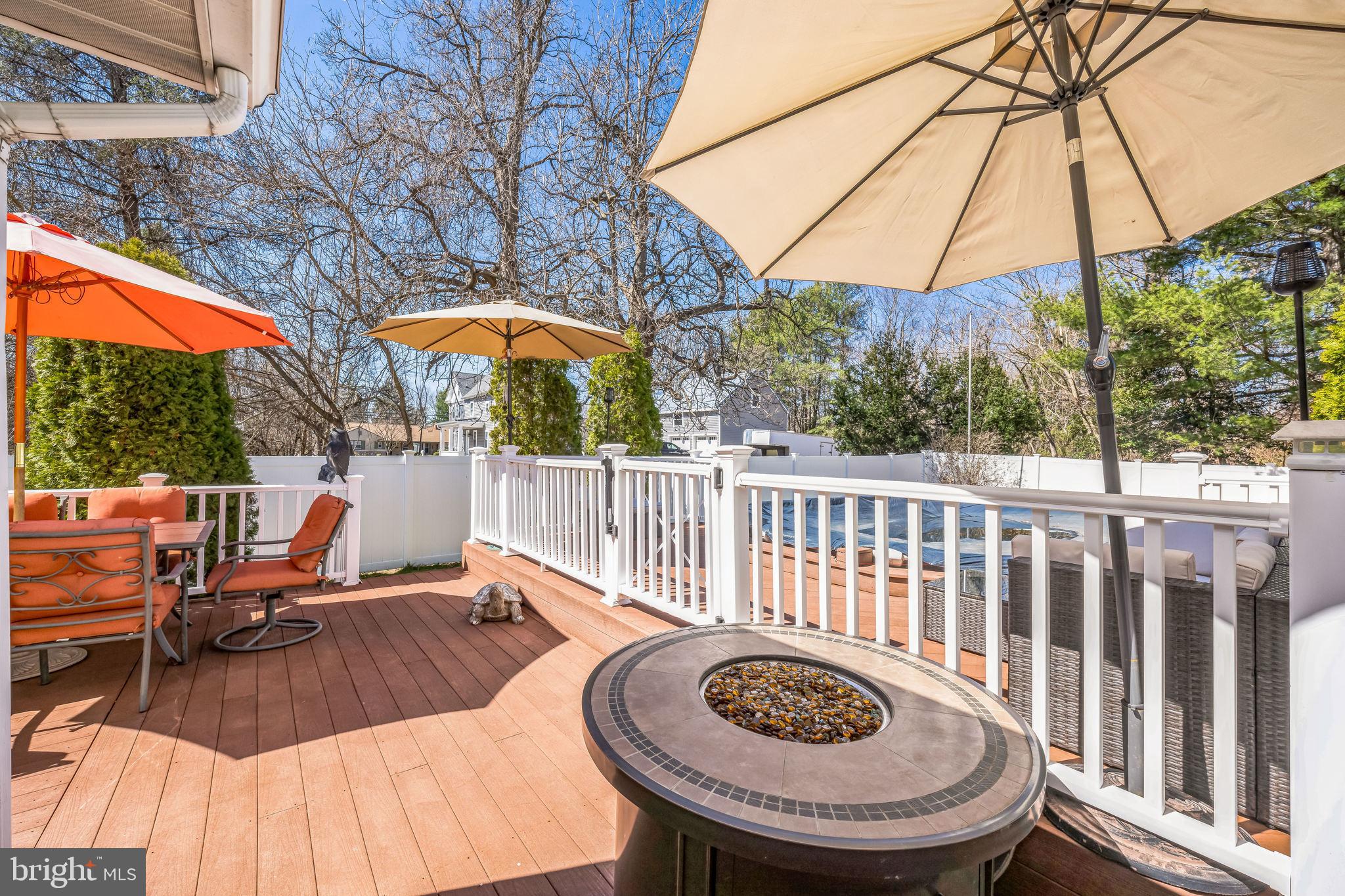 415 Doerrmann Drive Mickleton, NJ 08056 - Photo 32 of 38 a view of balcony with wooden floor and outdoor seating
