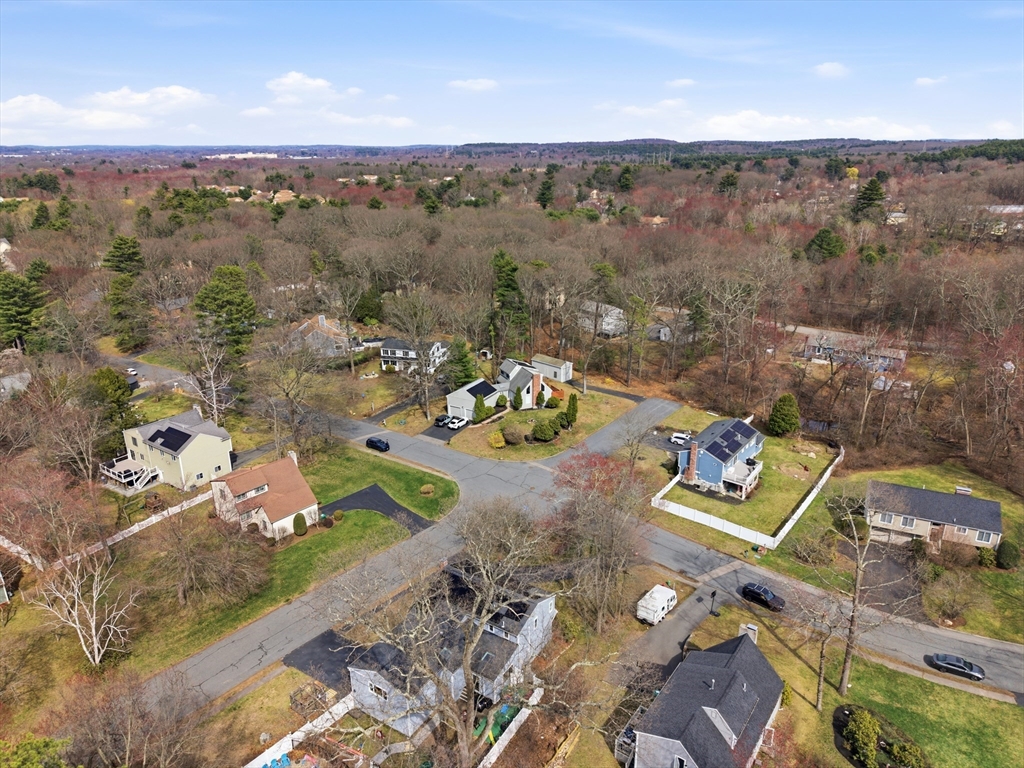 57 Carriage House Path Ashland, MA 01721 - Photo 29 of 37 an aerial view of a house with a swimming pool