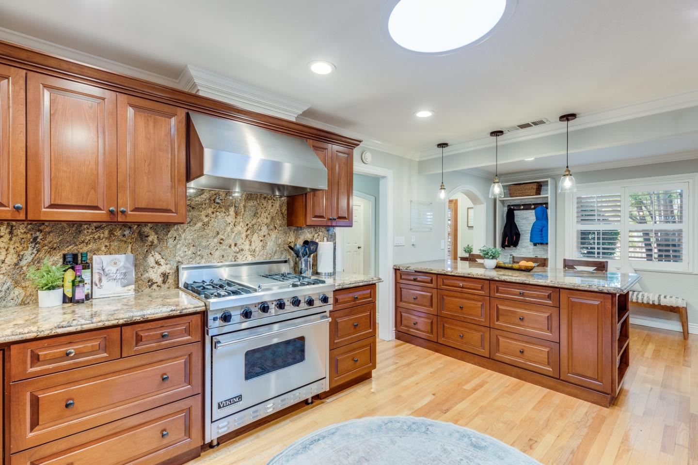 1570 Walnut Drive Campbell, CA 95008 - Photo 28 of 68 a kitchen with stainless steel appliances granite countertop a stove a sink and a refrigerator