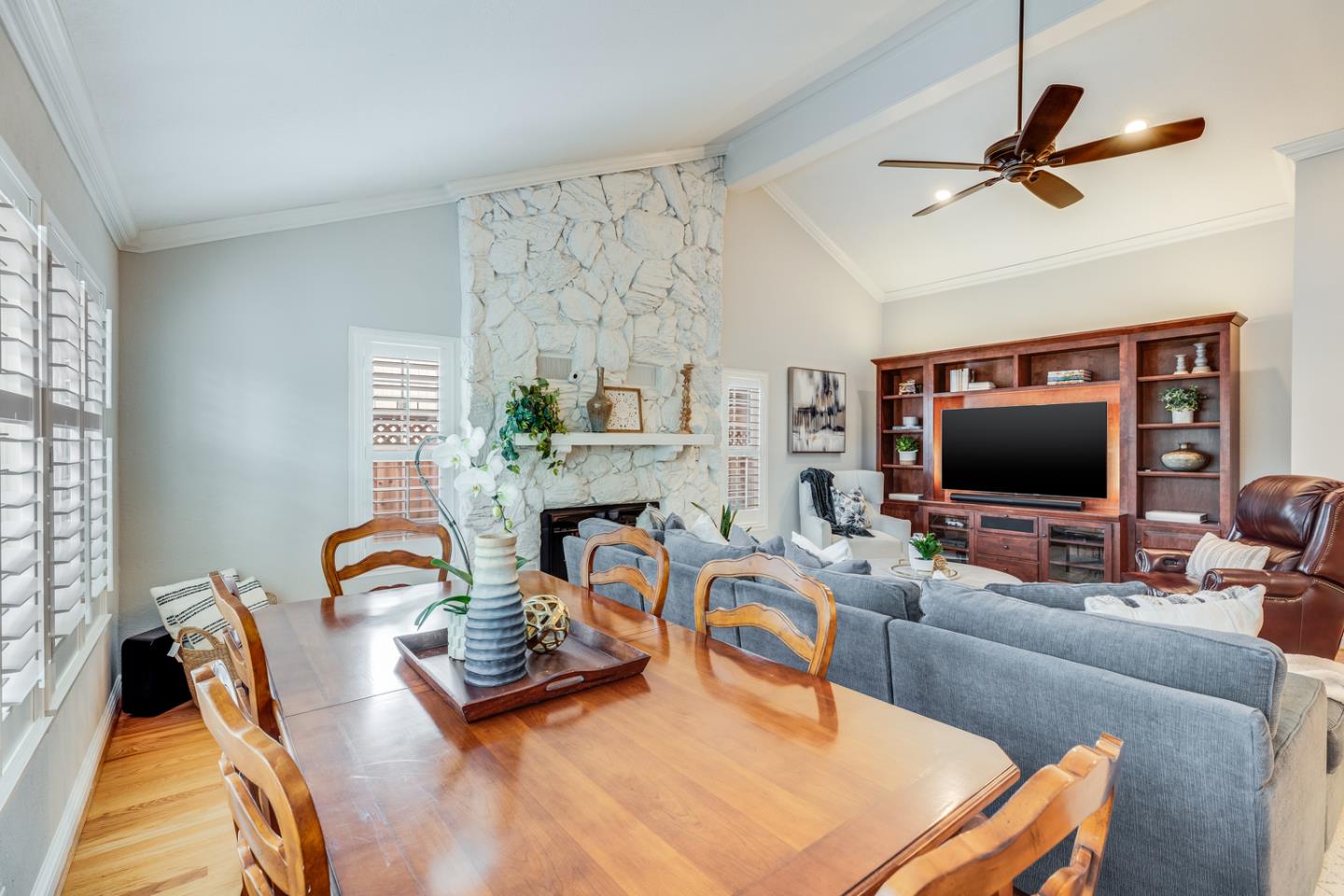 1570 Walnut Drive Campbell, CA 95008 - Photo 35 of 68 a living room with furniture and a flat screen tv