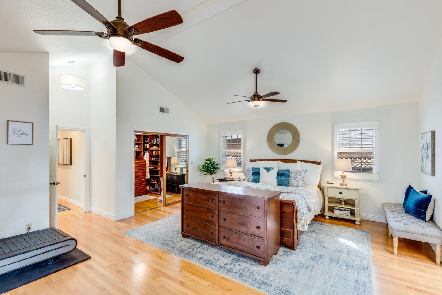 1570 Walnut Drive Campbell, CA 95008 - Photo 43 of 68 a bedroom with a bed window and couch