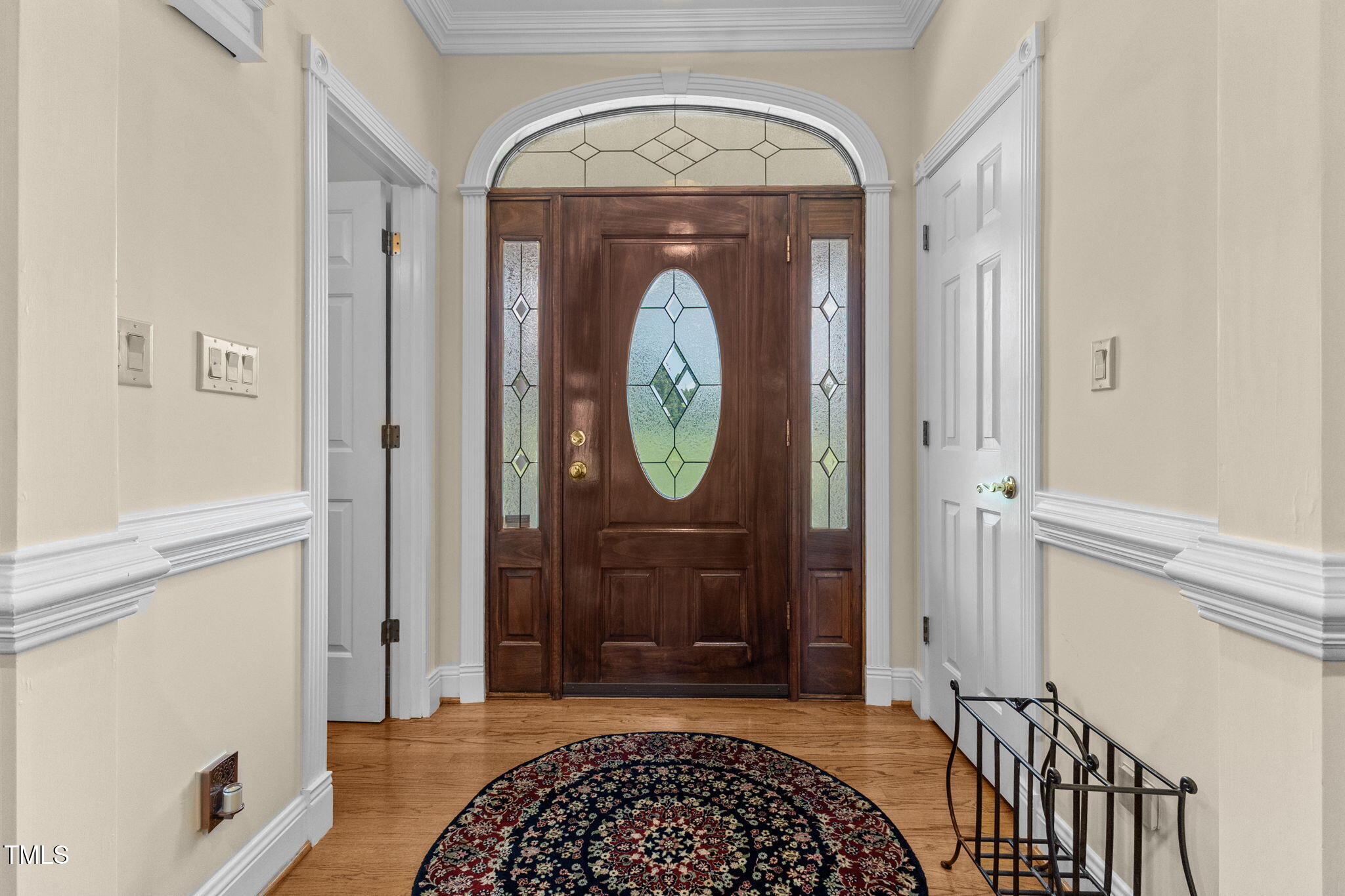 5405 Carbonton Road Sanford, NC 27330 - Photo 7 of 63 a bedroom with a bed and a closet with mirror