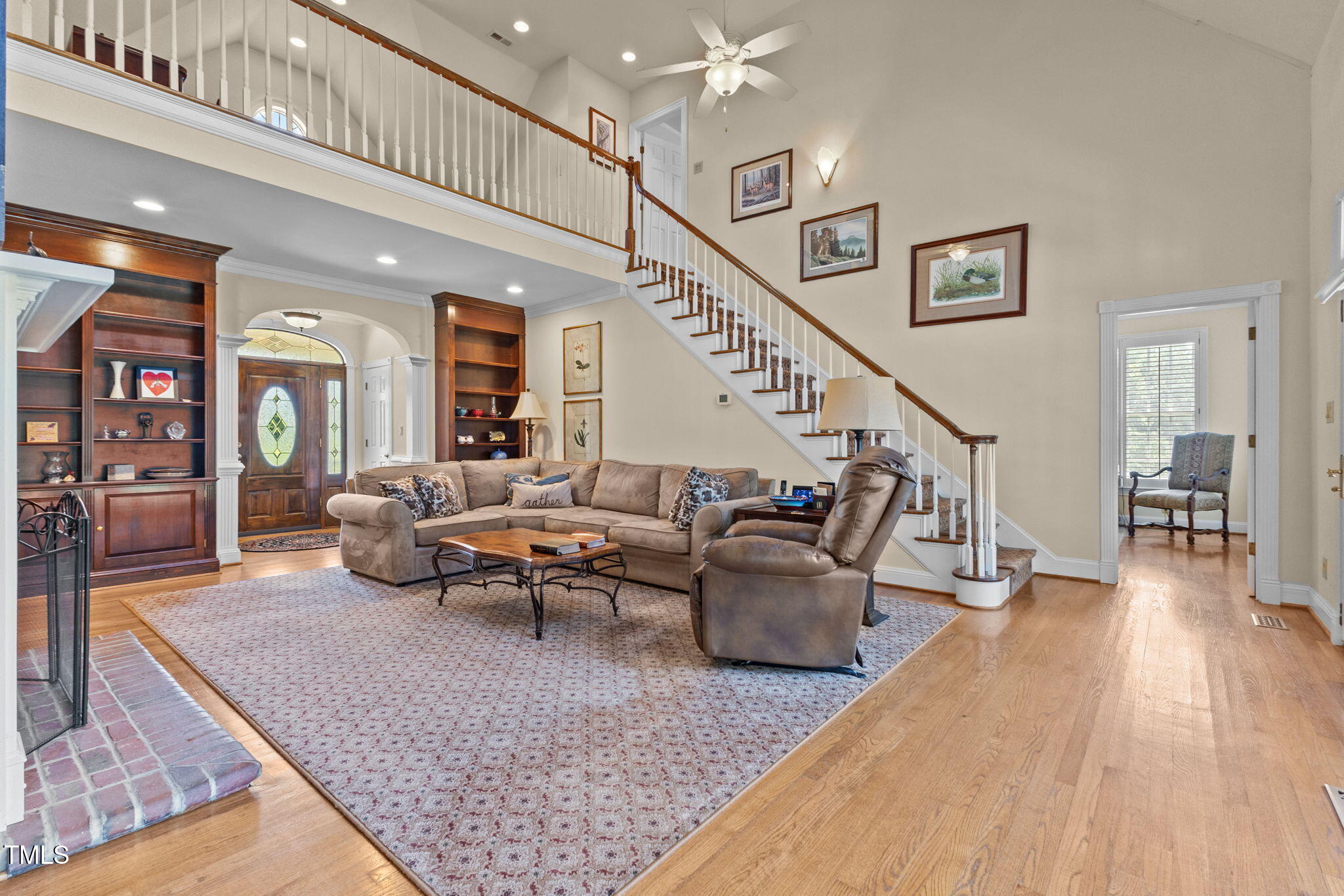 5405 Carbonton Road Sanford, NC 27330 - Photo 10 of 63 a living room with furniture and wooden floor