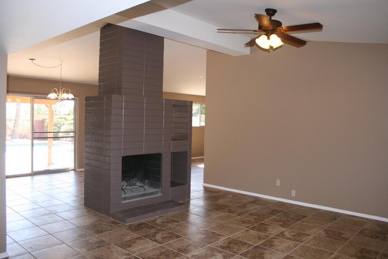 2313 East Ocotillo Road Phoenix, AZ 85016 - Photo 3 of 4 Living Room w/Fireplace