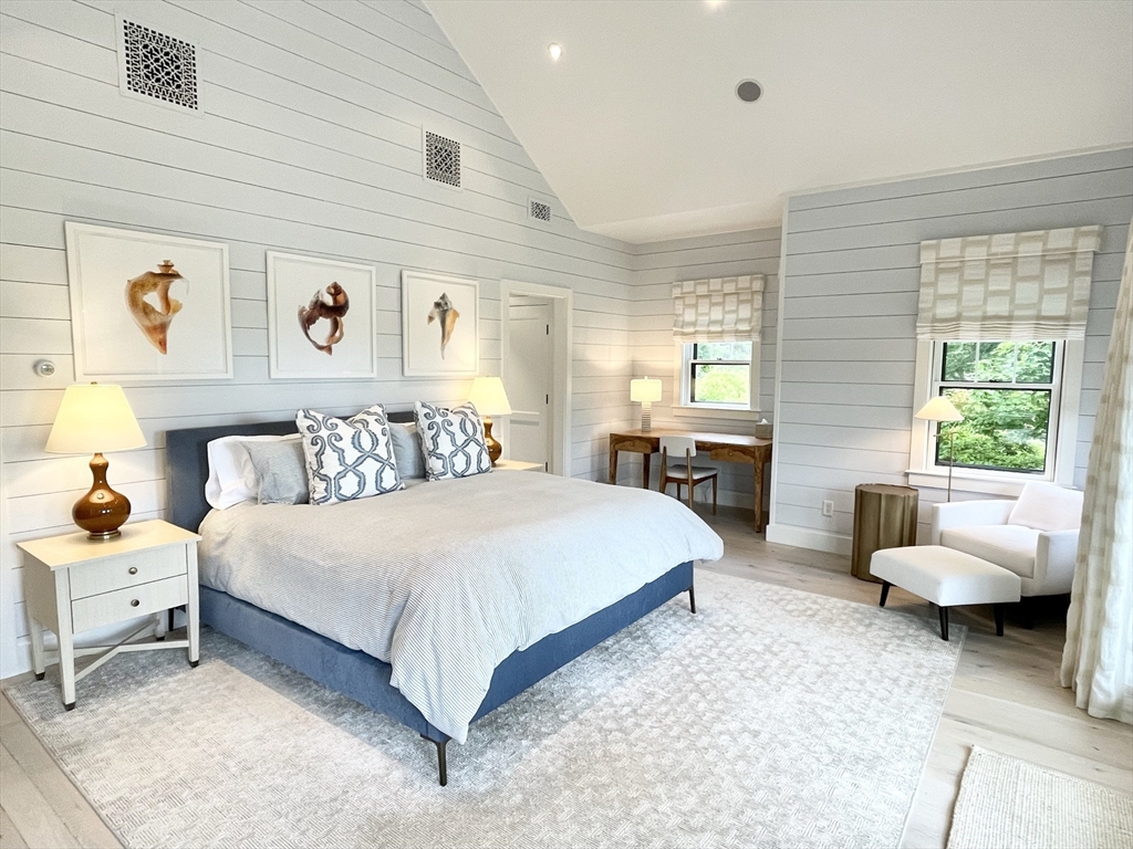 1 Pochick Avenue Nantucket, MA 02554 - Photo 15 of 42 a bedroom with a bed and a couch