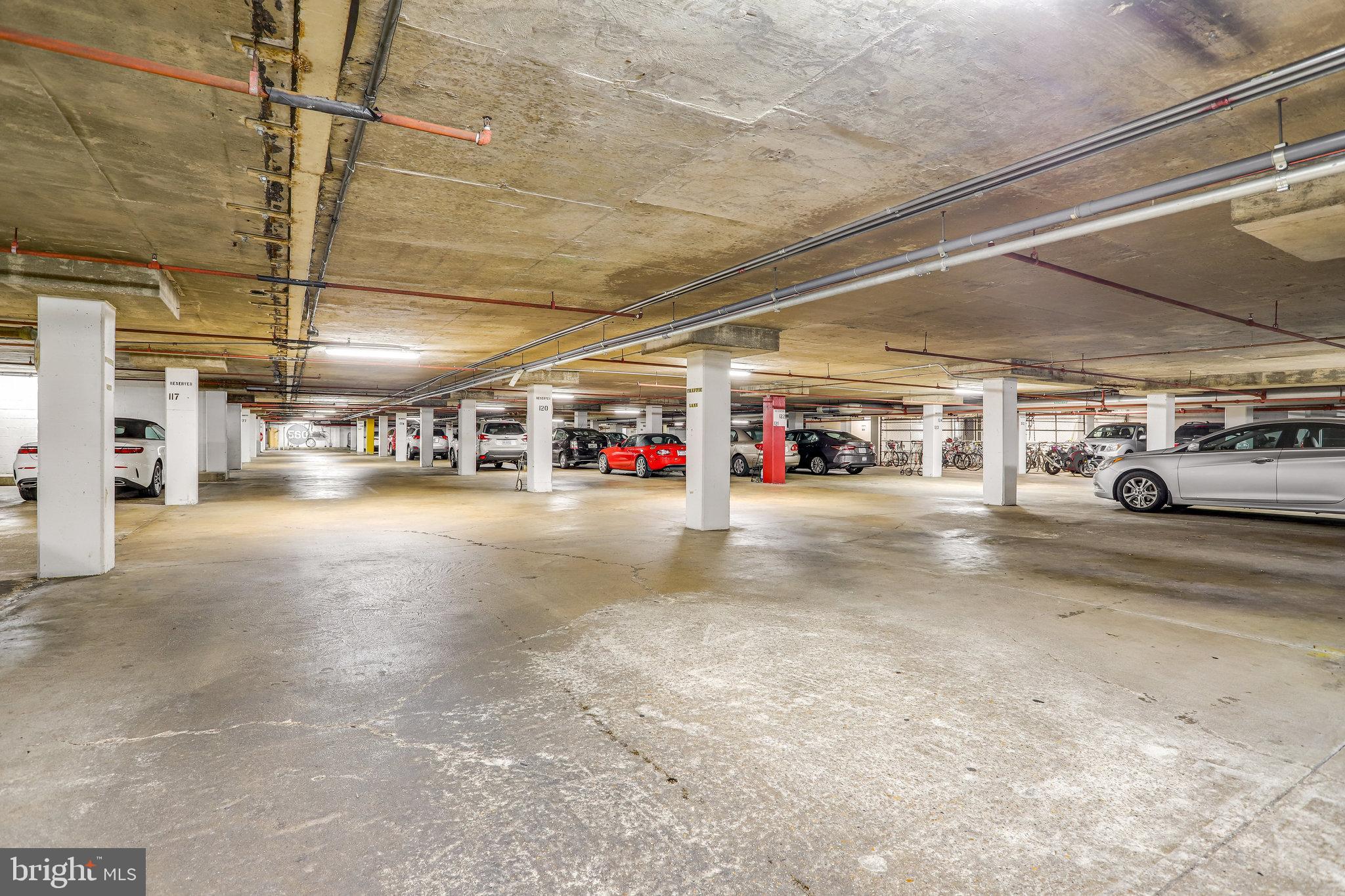 510 N Street Southwest, Unit N430 Washington, DC 20024 - Photo 23 of 29 a view of parking garage with cars