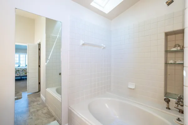 a view of an outdoor space and a yard