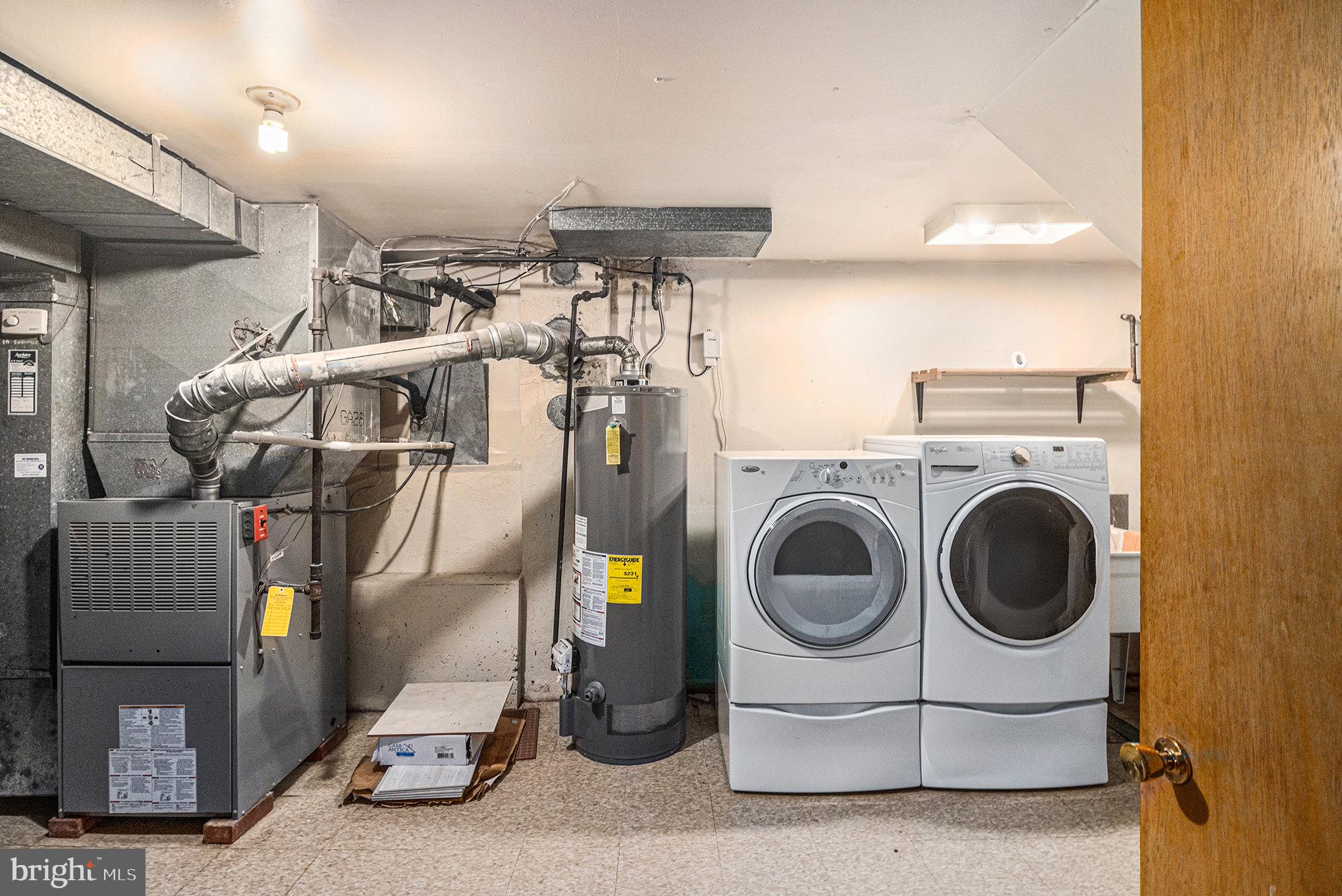 407 Rices Mill Road Wyncote, PA 19095 - Photo 23 of 29 a utility room with dryer and washer