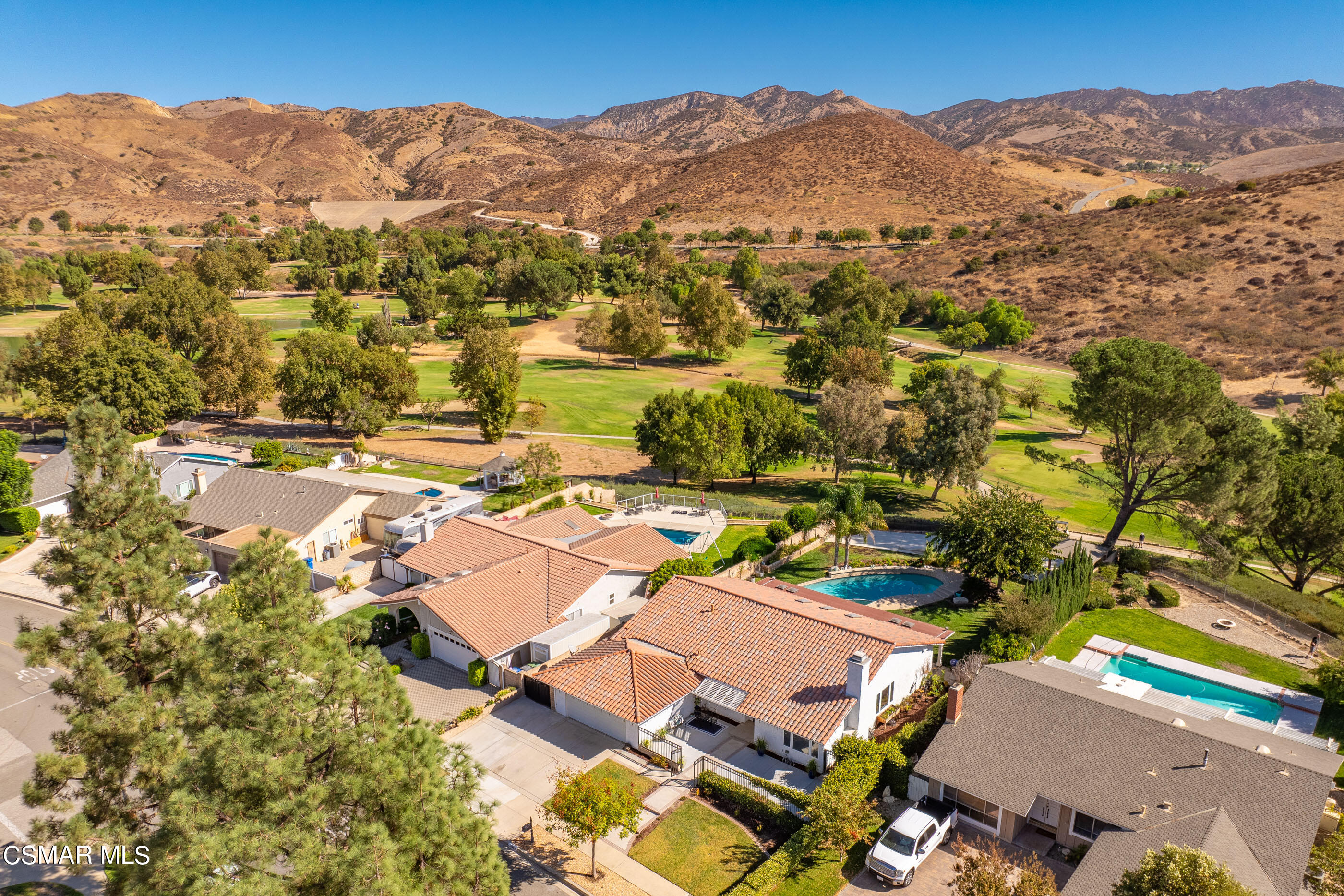 3386 Texas Avenue Simi Valley, CA 93063 - Photo 64 of 71 an aerial view of residential houses with outdoor space