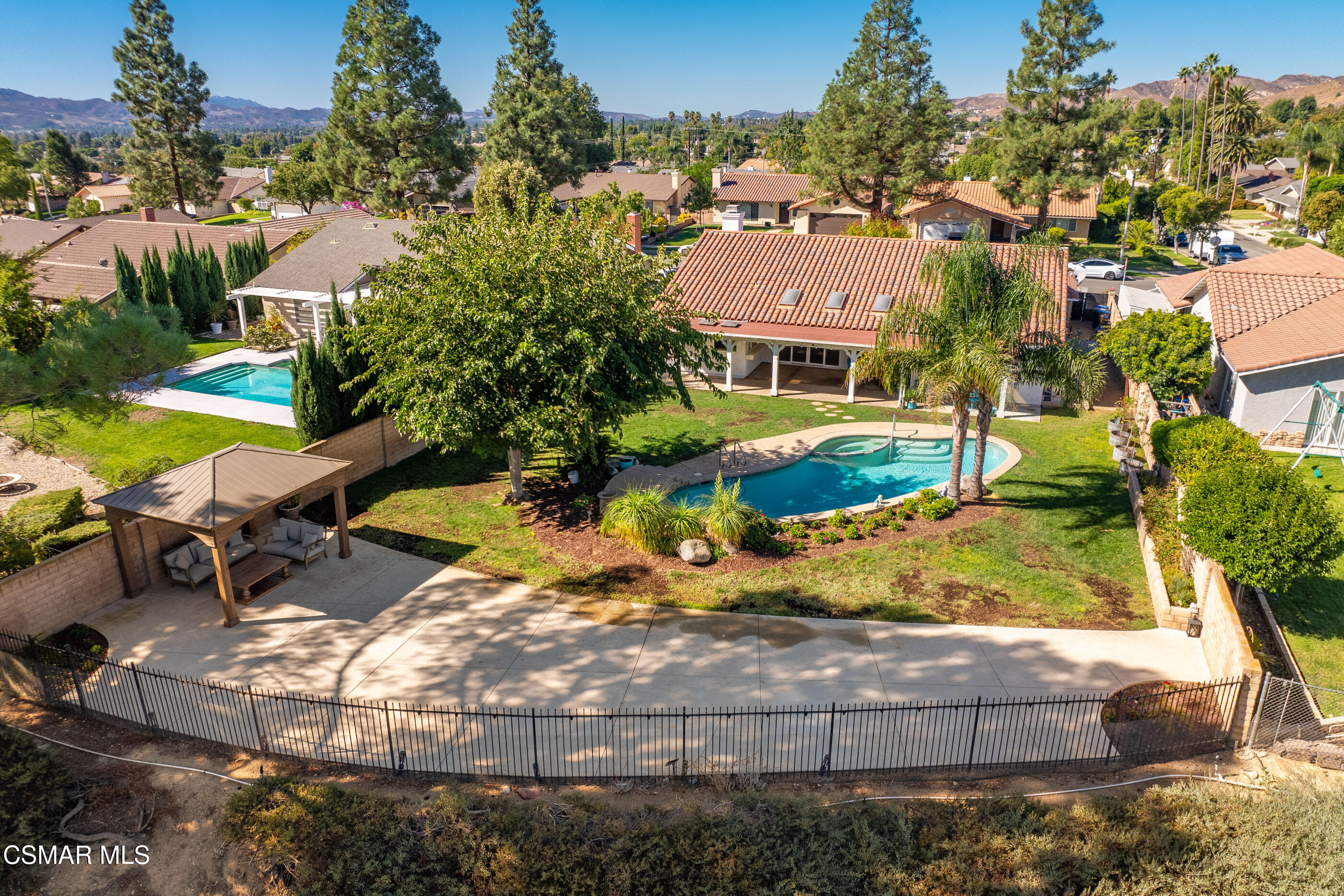 3386 Texas Avenue Simi Valley, CA 93063 - Photo 67 of 71 an aerial view of residential houses with outdoor space