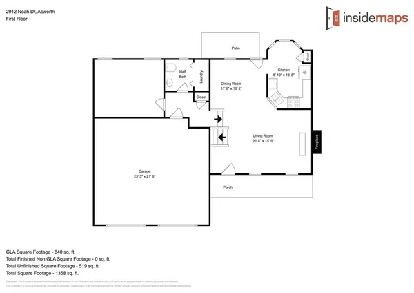 $2,175 | 2912 Noah Drive, Acworth, GA 30101