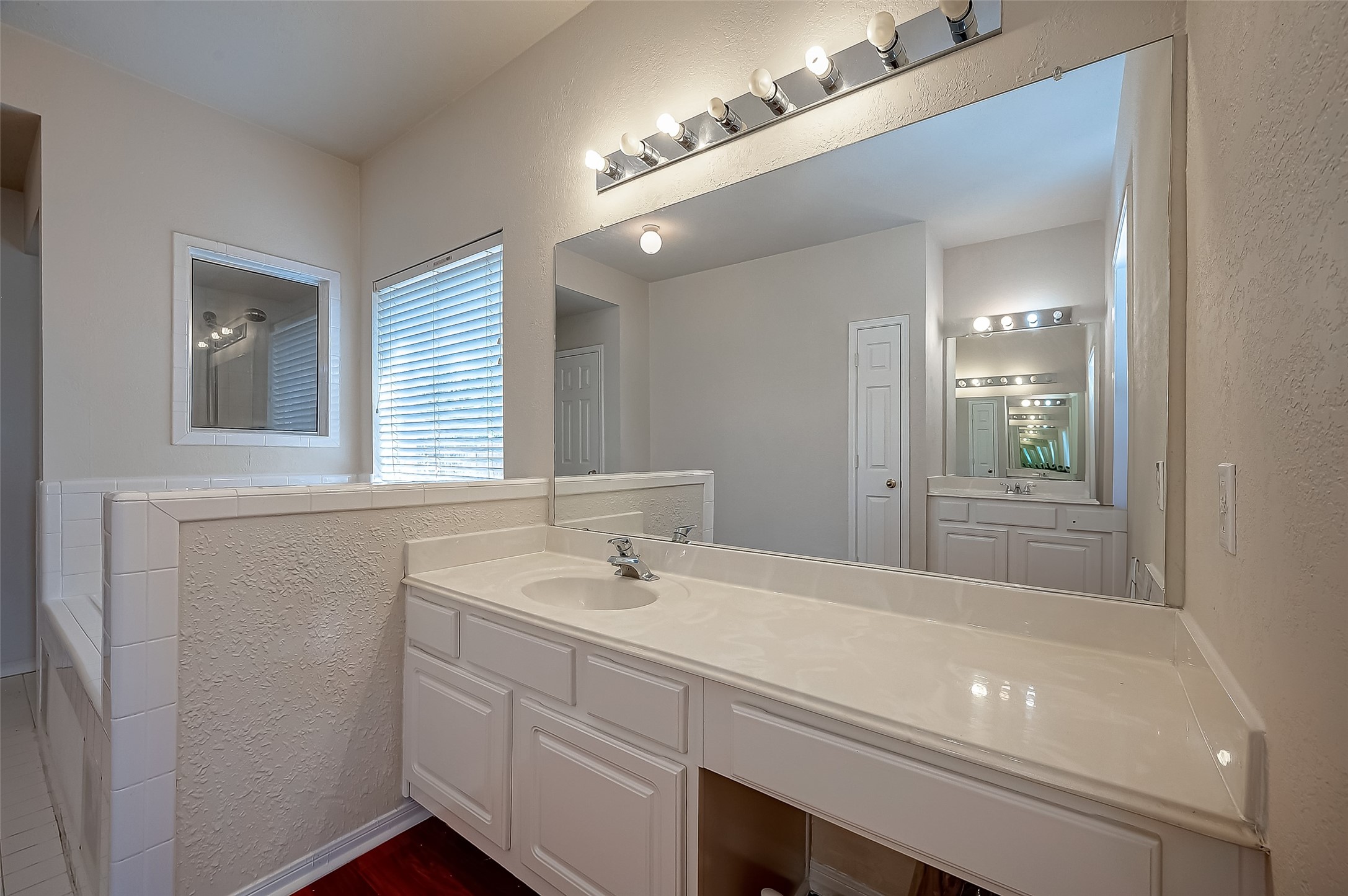2907 Little Branch Court Houston, TX 77082 - Photo 41 of 50 a bathroom with a sink and a mirror