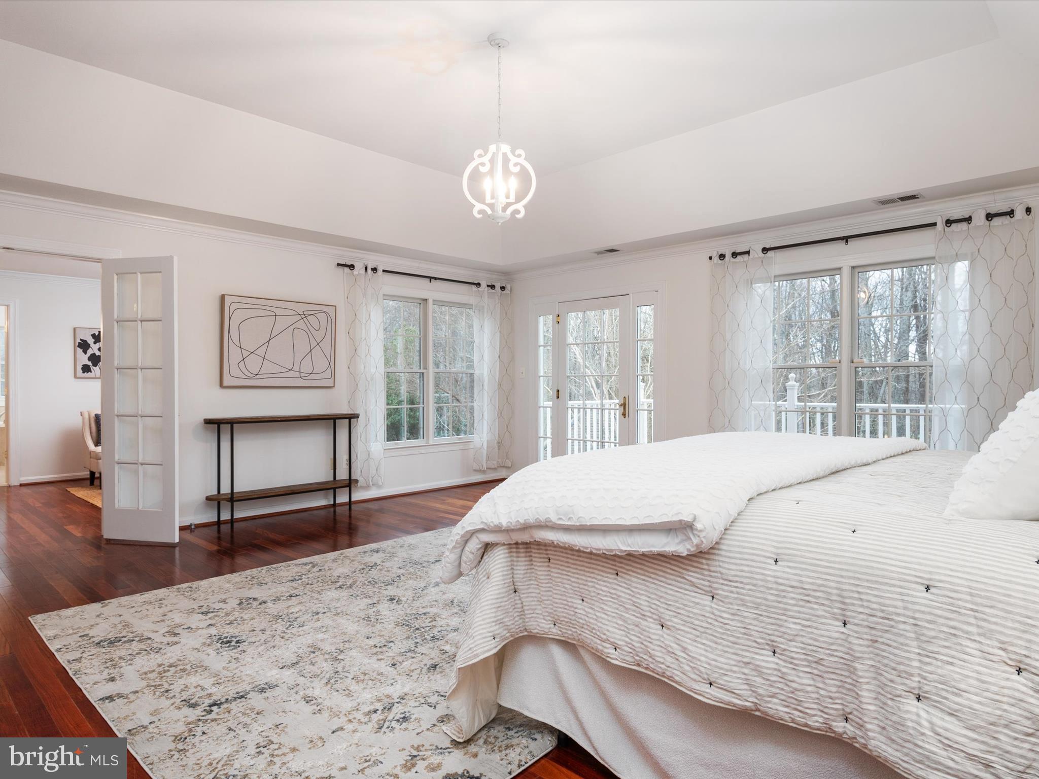 3528 Old Trail Road Edgewater, MD 21037 - Photo 45 of 90 Primary bedroom suite with balcony access