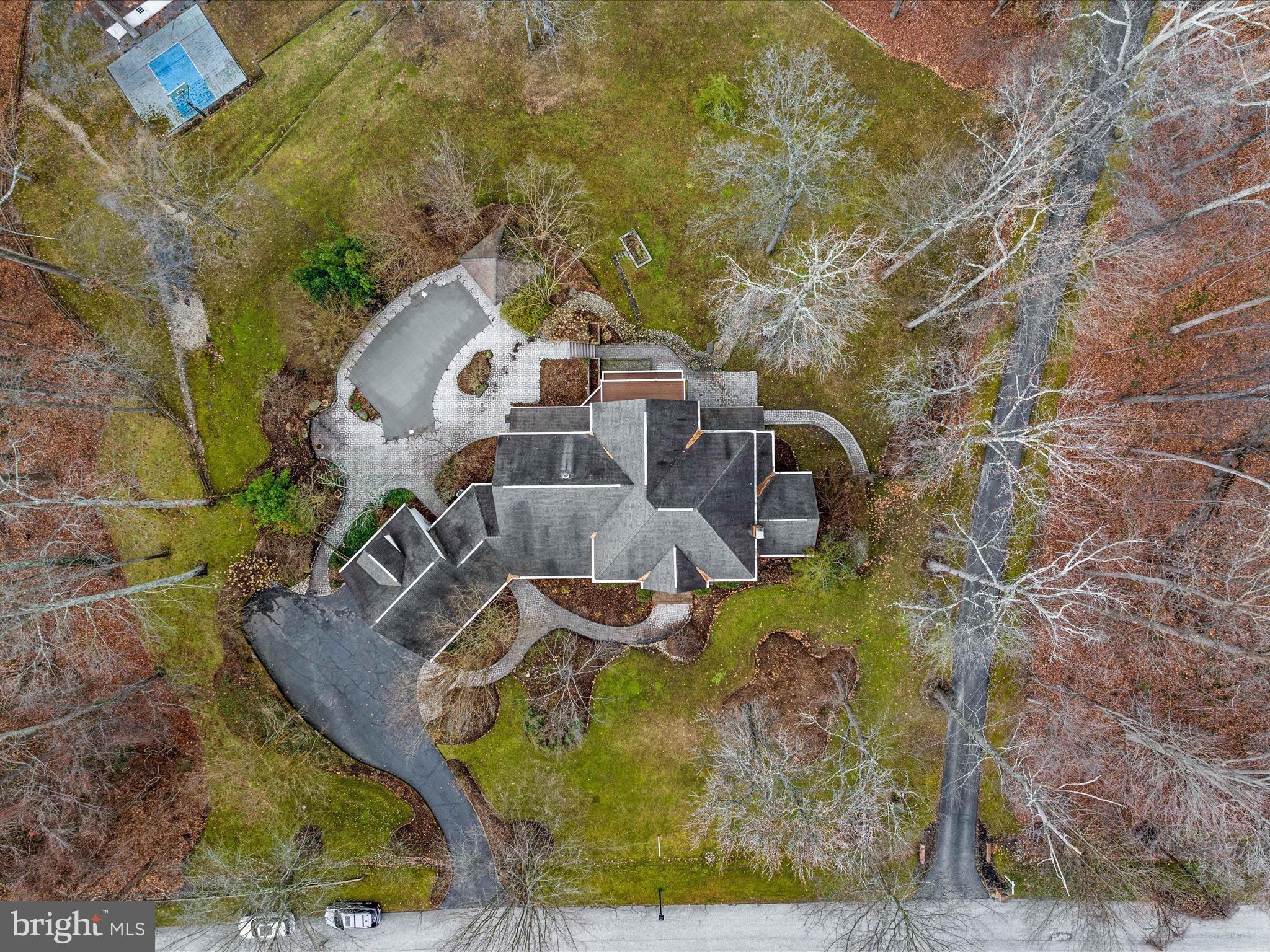 3528 Old Trail Road Edgewater, MD 21037 - Photo 5 of 90 Aerial view including pool and sports court