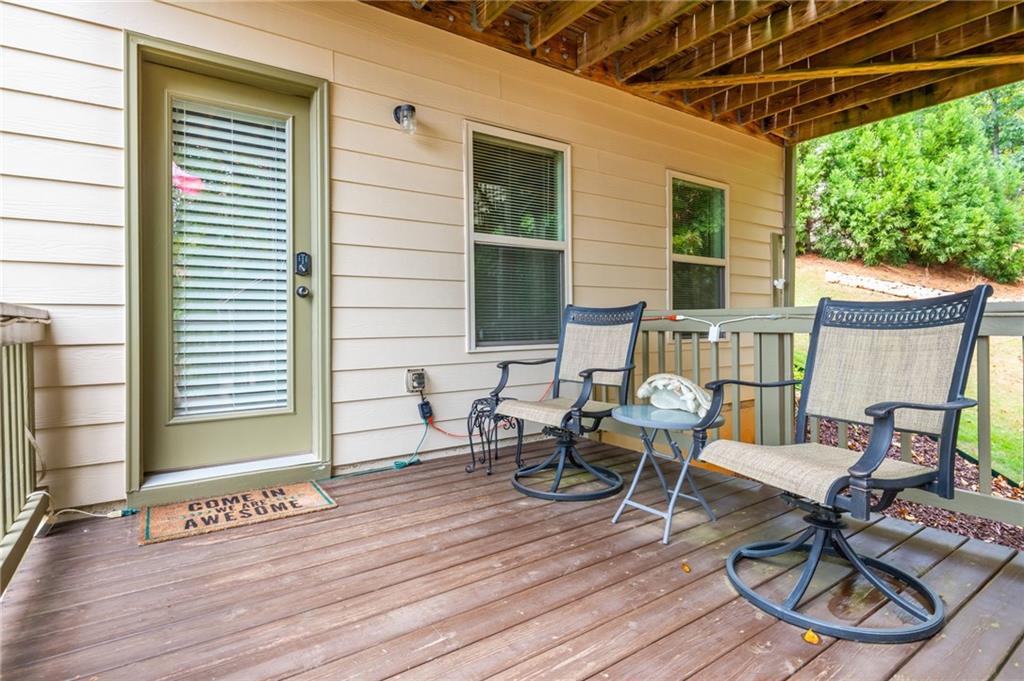 407 Ward Farm Drive Powder Springs, GA 30127 - Photo 57 of 67 a view of a lounge chairs in the balcony