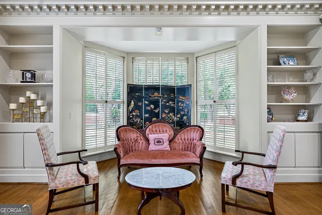 a bathroom with a shower and toilet