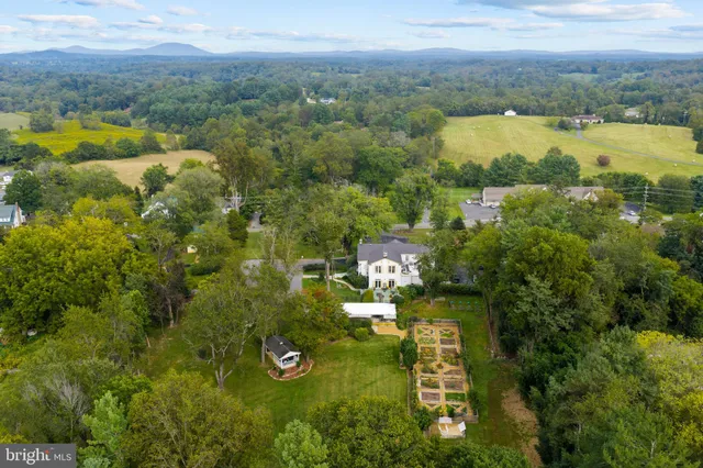 a view of a lake with a mountain in the back