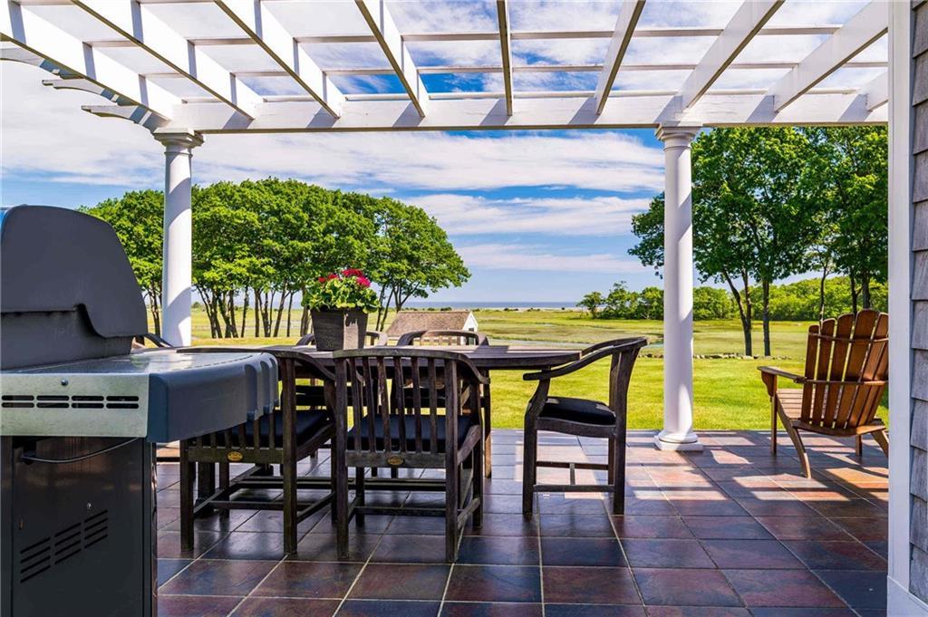 14 Seapoint Road Kittery Point, ME 03905 - Photo 8 of 35 The pergola with the ceramic tile...