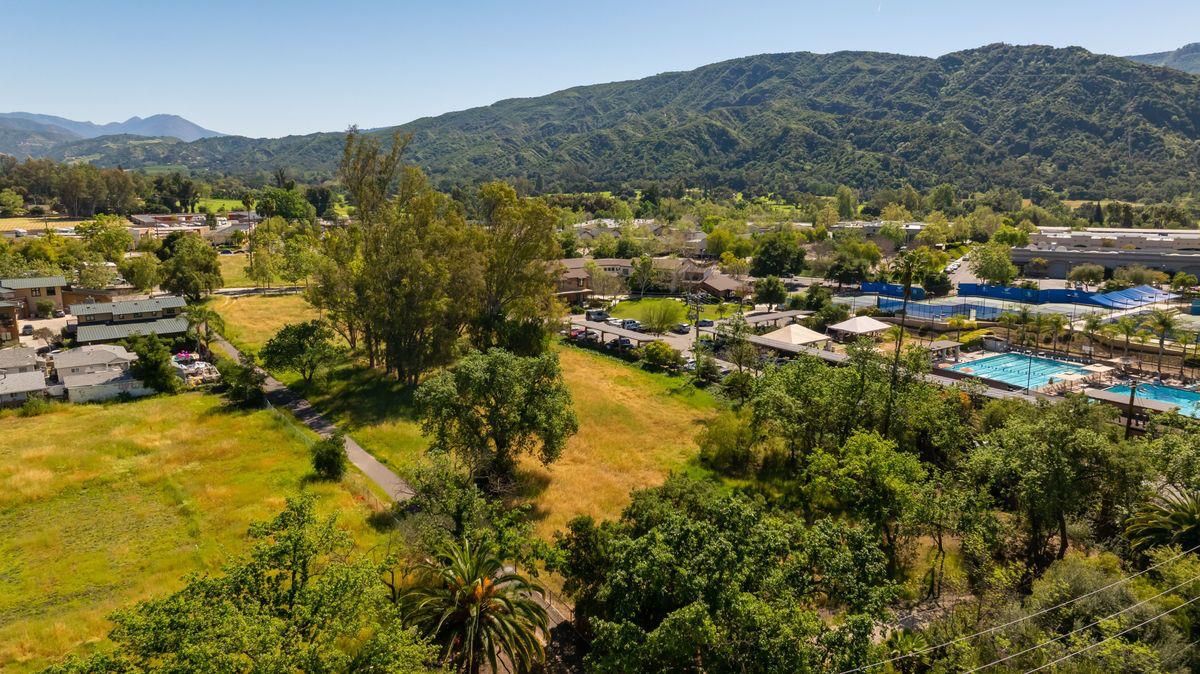 401 South Fulton Street Ojai, CA 93023 - Photo 3 of 30 a view of a town with mountains in the background