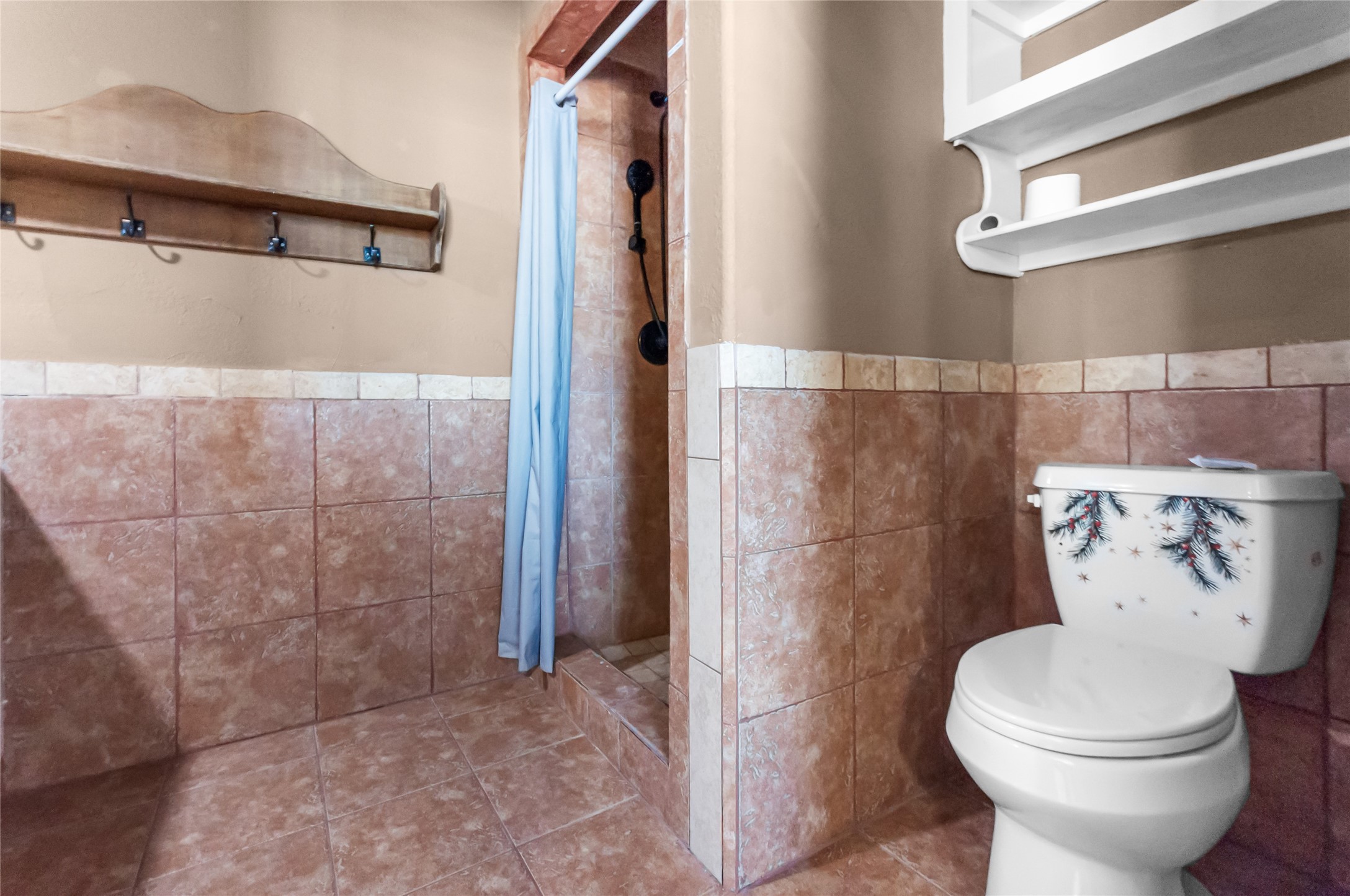 6588 Starks Road Mason, TX 76856 - Photo 32 of 40 a bathroom with a toilet and a shower