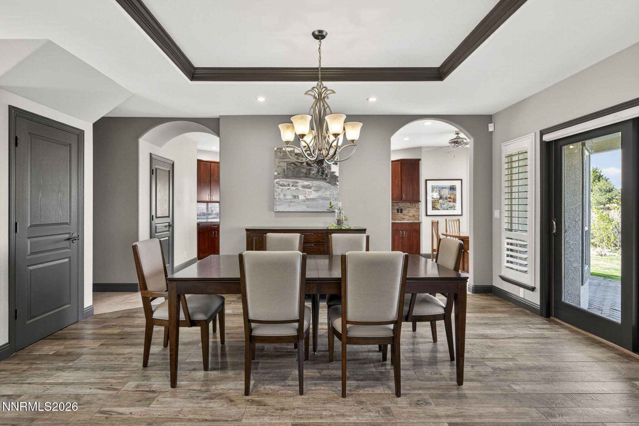 3965 Lake Placid Drive Reno, NV 89511 - Photo 41 of 70 a view of a dining room with furniture window and wooden floor