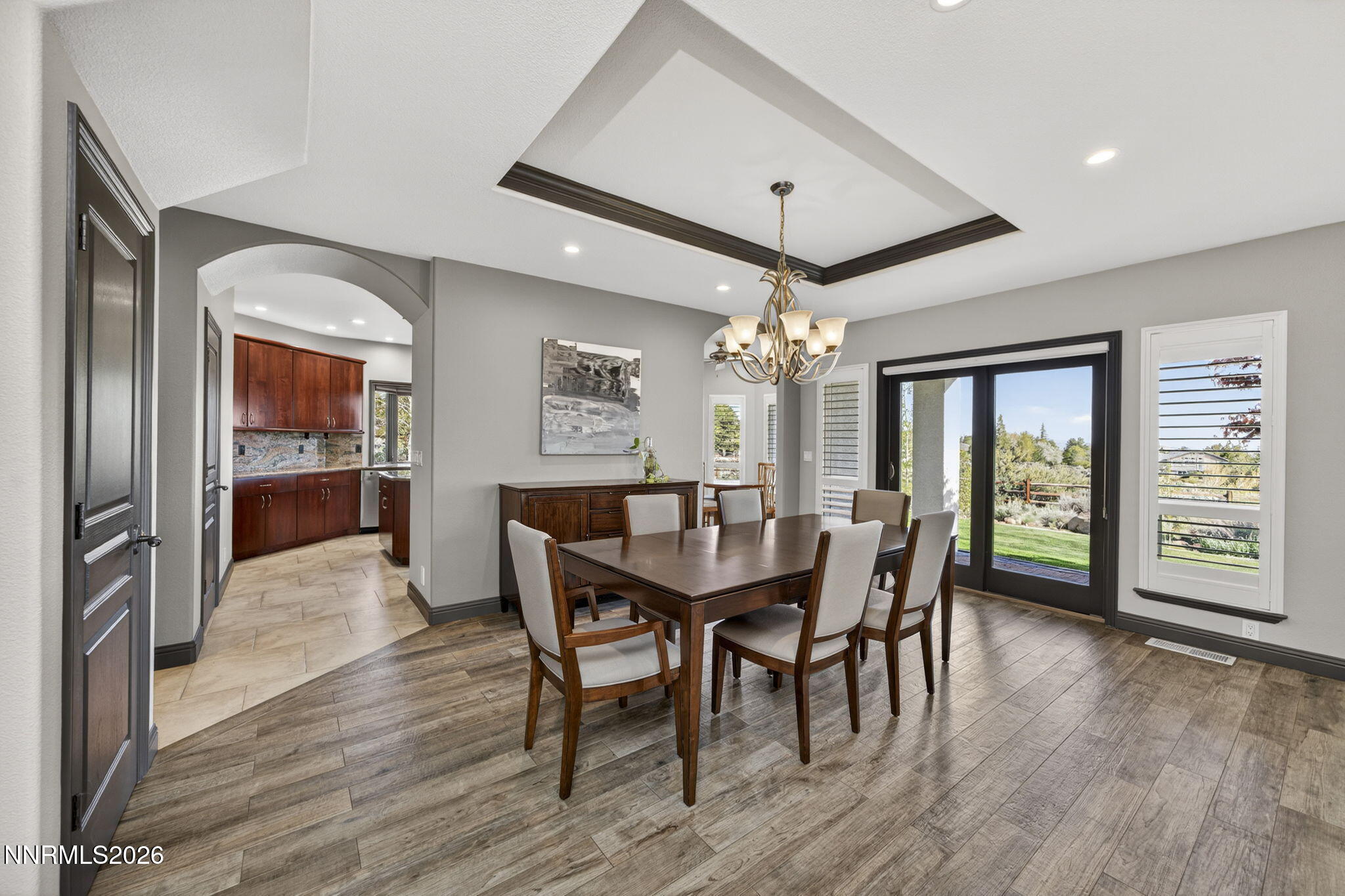 3965 Lake Placid Drive Reno, NV 89511 - Photo 45 of 70 a view of a dining room with furniture window and wooden floor
