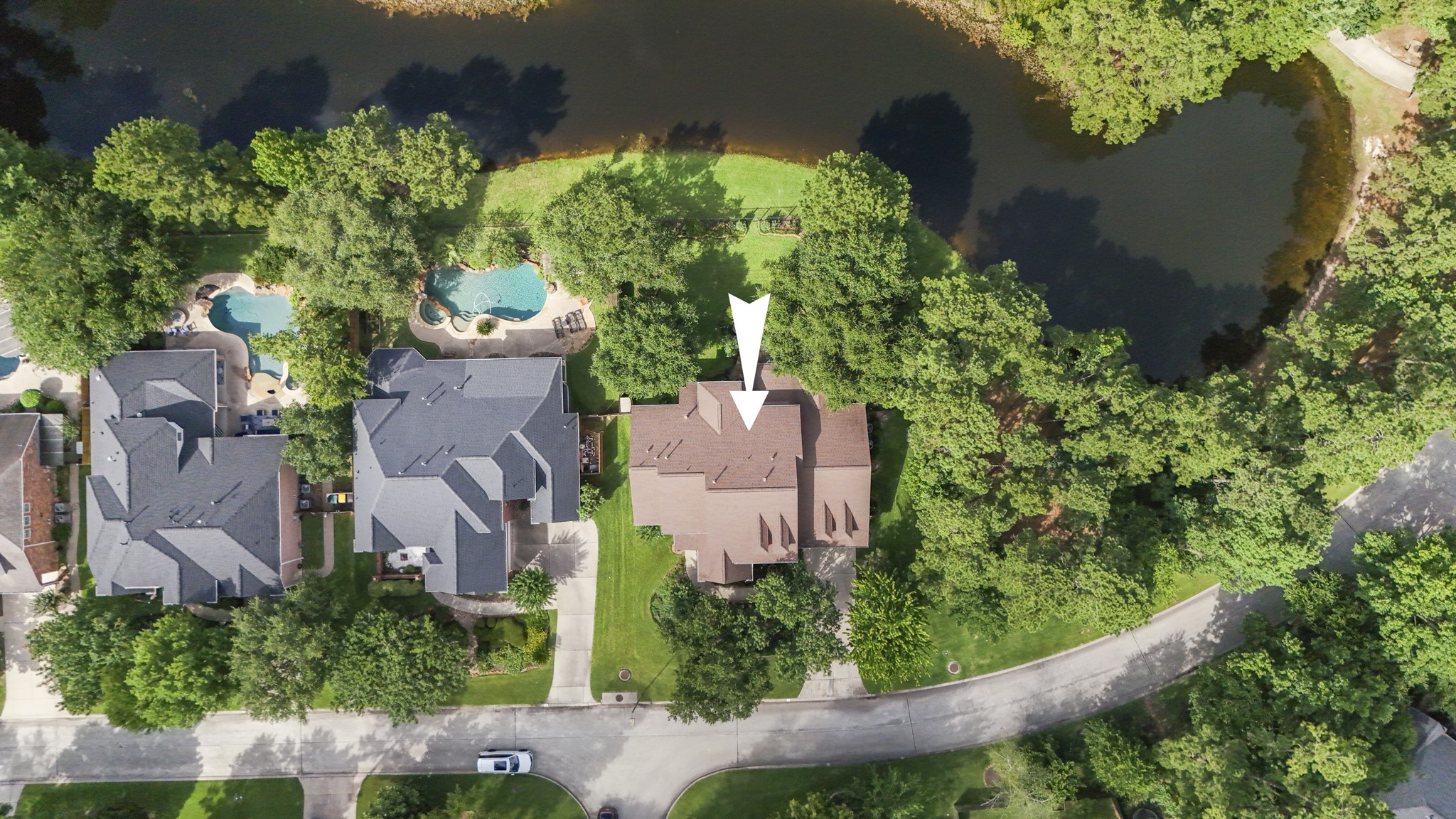 67 North Pentenwell Circle Spring, TX 77382 - Photo 45 of 50 an aerial view of a house