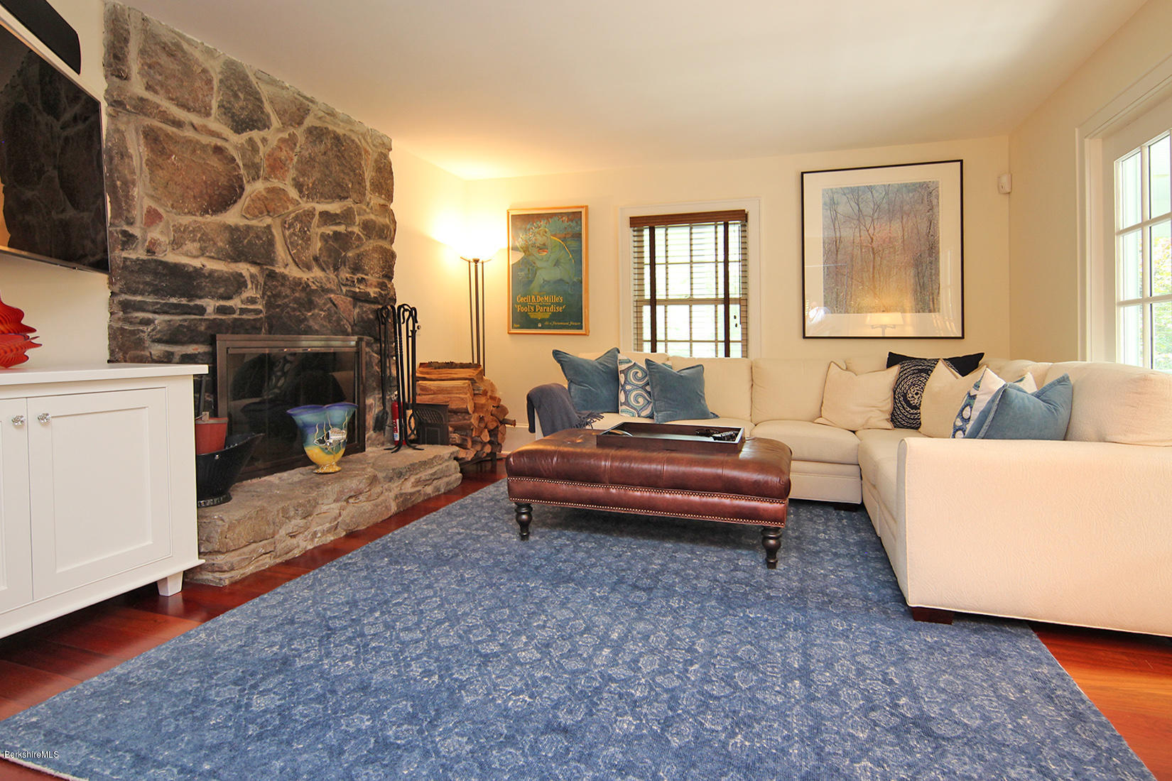 1630 Dublin Road Richmond, MA 01254 - Photo 16 of 41 TV DEN WITH FIREPLACE