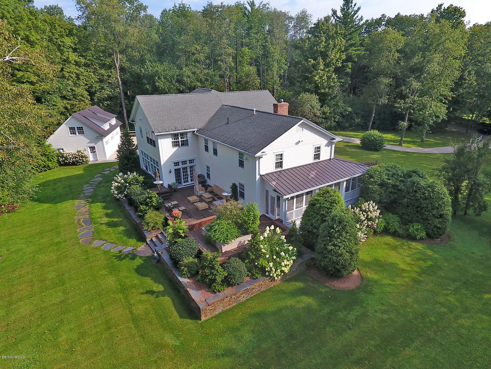 1630 Dublin Road Richmond, MA 01254 - Photo 26 of 41 REAR VIEW TO DECK