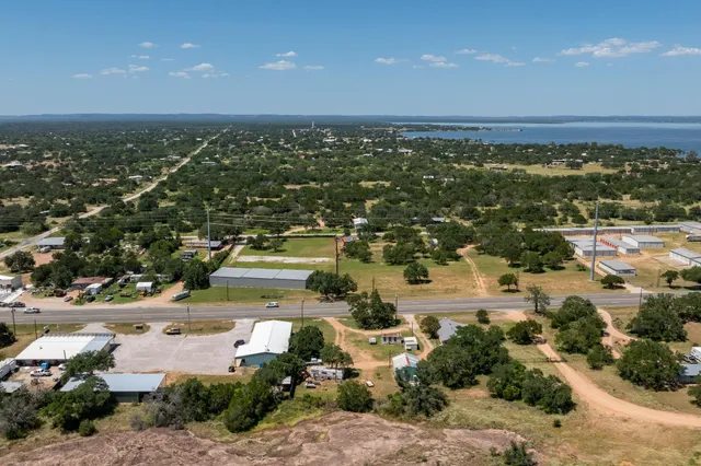 a view of city and ocean