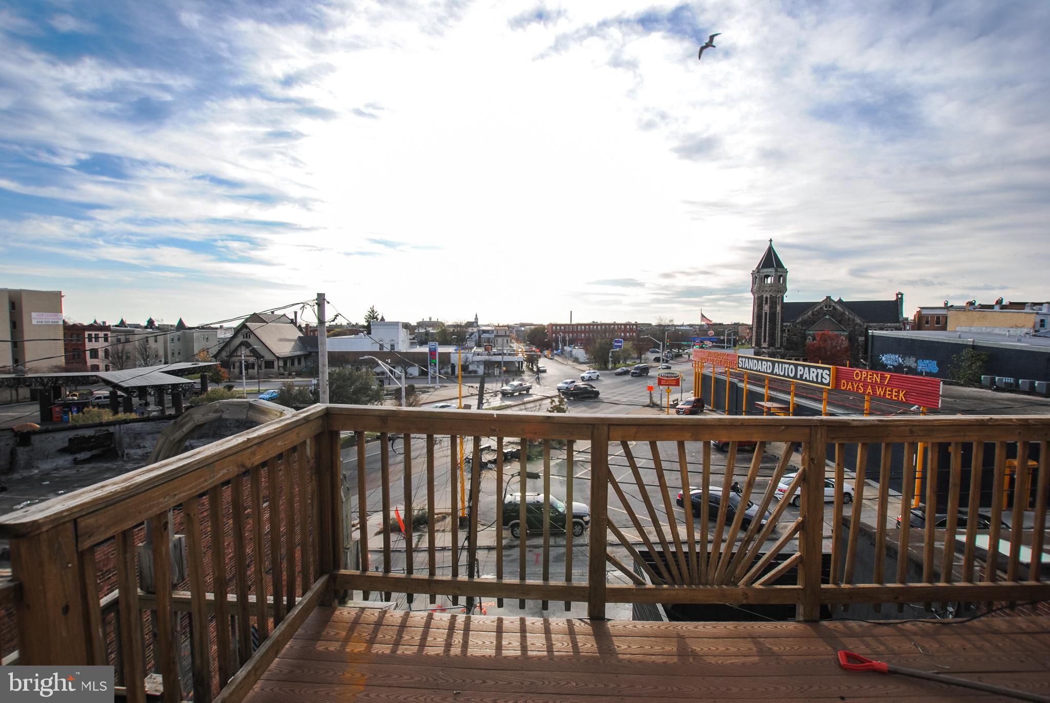 2210 Eutaw Place, Unit 3 Baltimore, MD 21217 - Photo 11 of 12 a view of city from a balcony