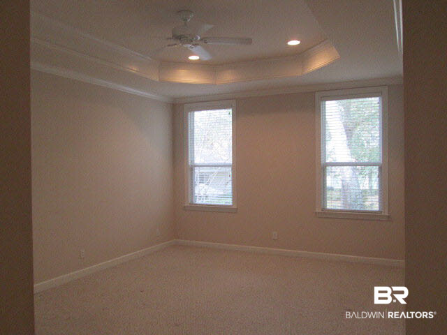 107 Chestnut Ridge Fairhope, AL 36532 - Photo 7 of 20 Master features trey ceiling and view of golf course