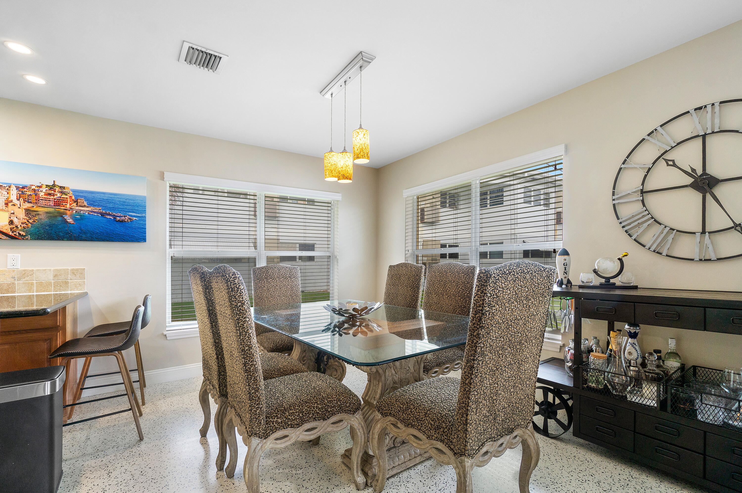 2757 Northeast 29th Avenue, Unit 2 Lighthouse Point, FL 33064 - Photo 10 of 29 a dining room with furniture and window
