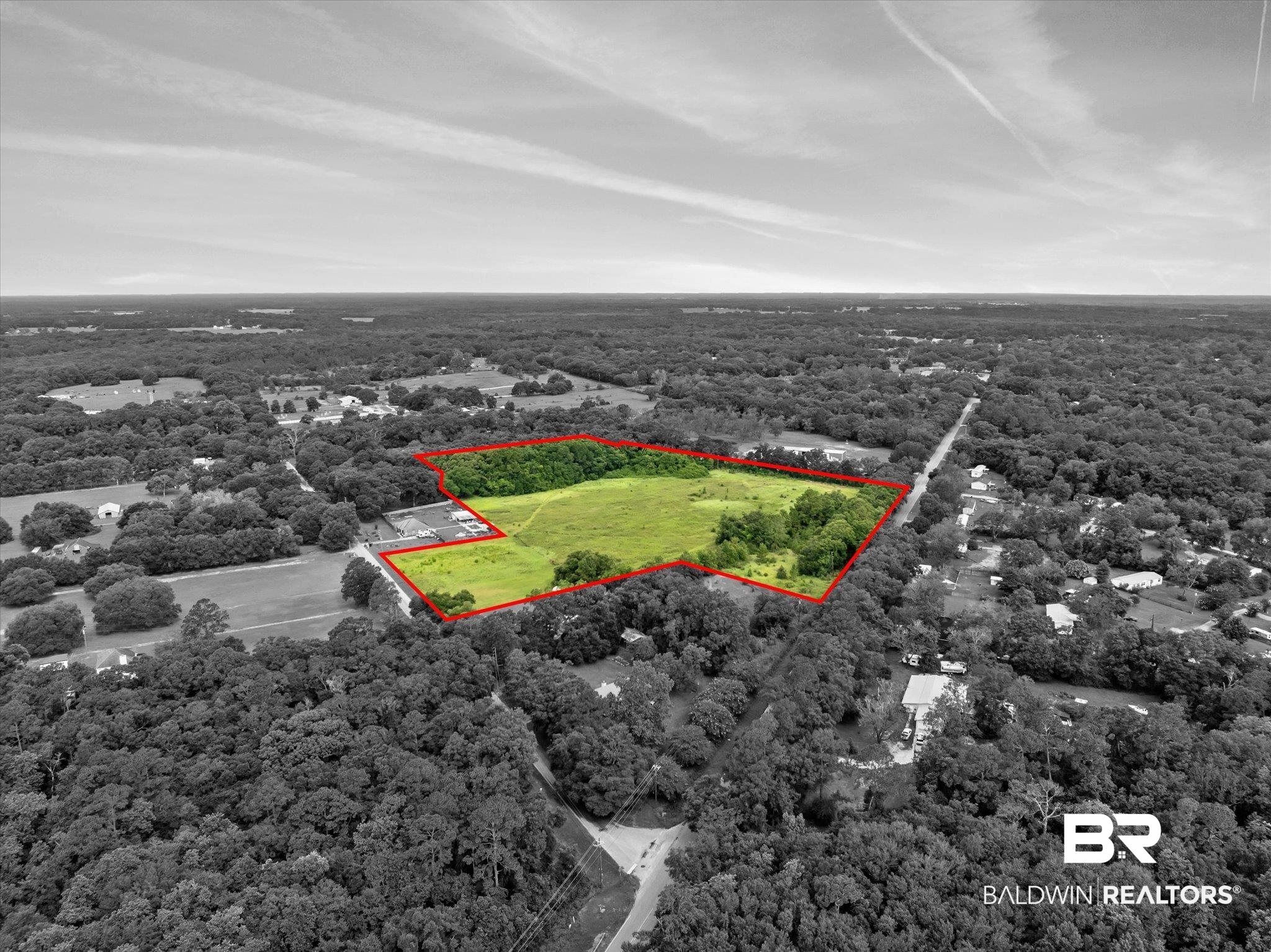 10000 Wells Road North Theodore, AL 36582 - Photo 3 of 17 Drone / aerial view