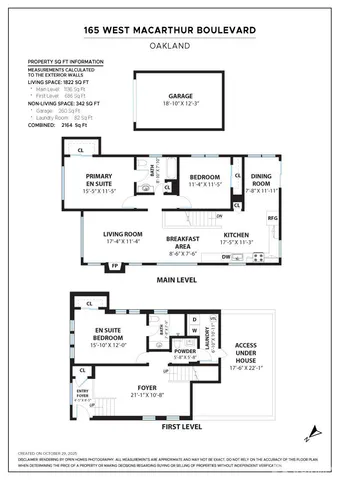 $995,000 | 165 West MacArthur Boulevard, Oakland, CA 94611