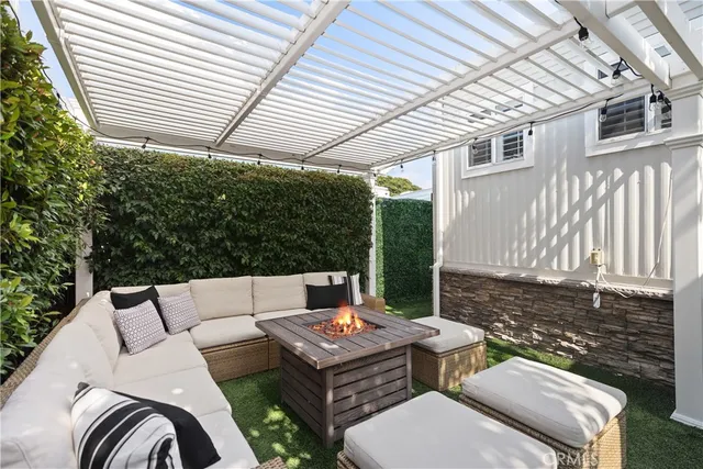 a view of a house with a patio