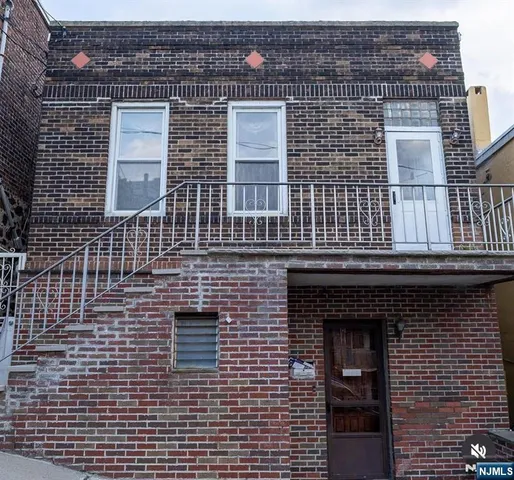 a front view of a building