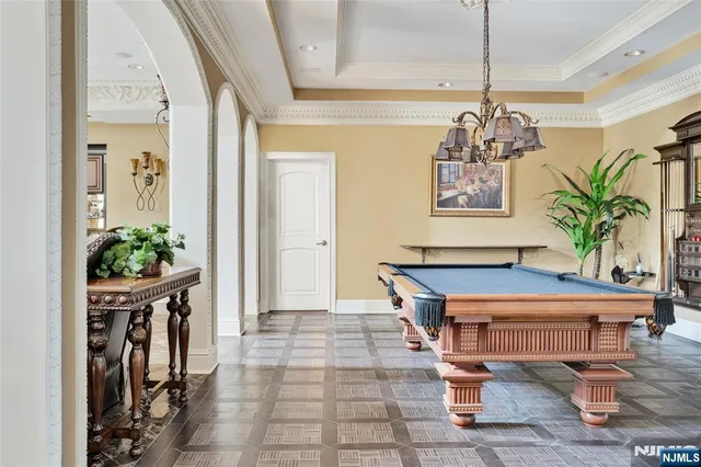 a room with patio outer table and chairs