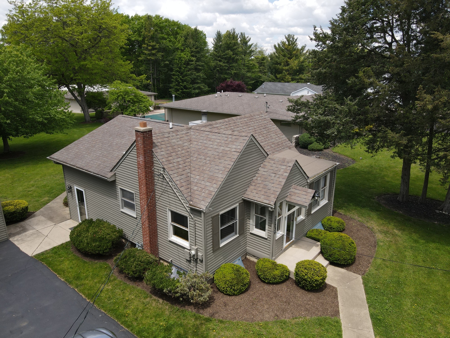37756-88 North Cedar Lake Road Lake Villa, IL 60046 - Photo 48 of 79 an aerial view of a house with yard and green space