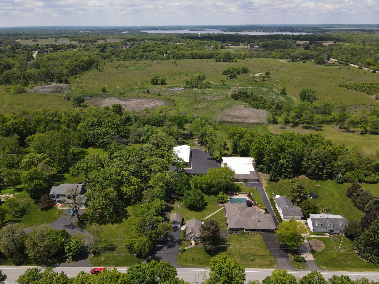 37756-88 North Cedar Lake Road Lake Villa, IL 60046 - Photo 79 of 79 an aerial view of residential houses with outdoor space and trees
