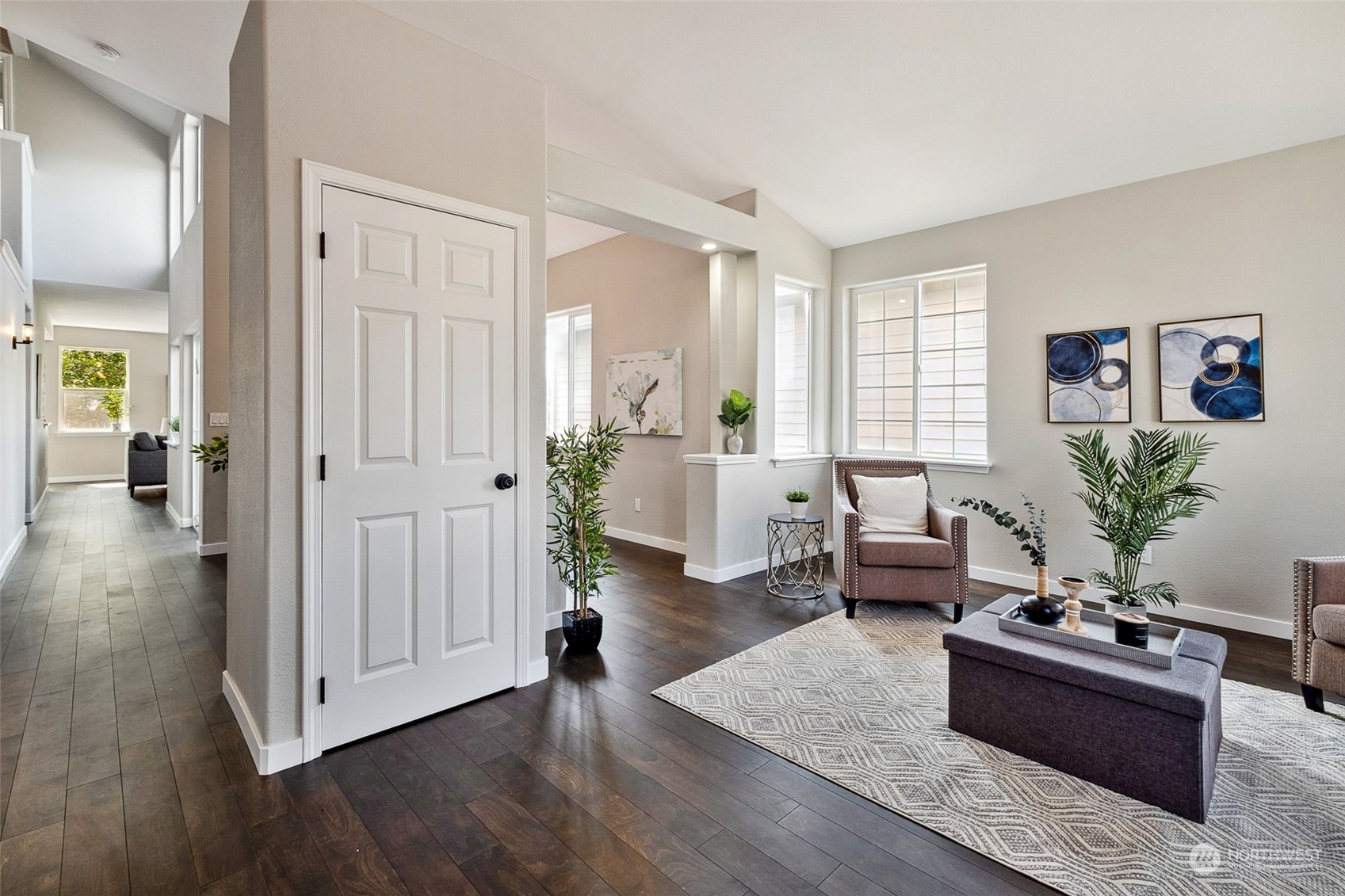 1203 South 35th Street Renton, WA 98055 - Photo 4 of 38 a living room with furniture and wooden floor