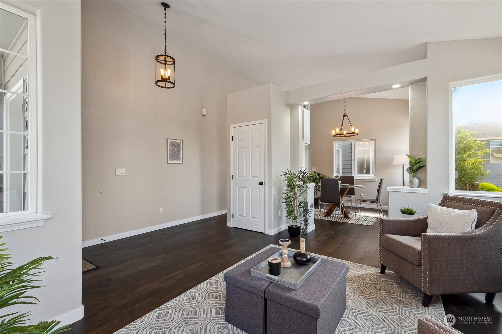 1203 South 35th Street Renton, WA 98055 - Photo 6 of 38 a living room with furniture and wooden floor