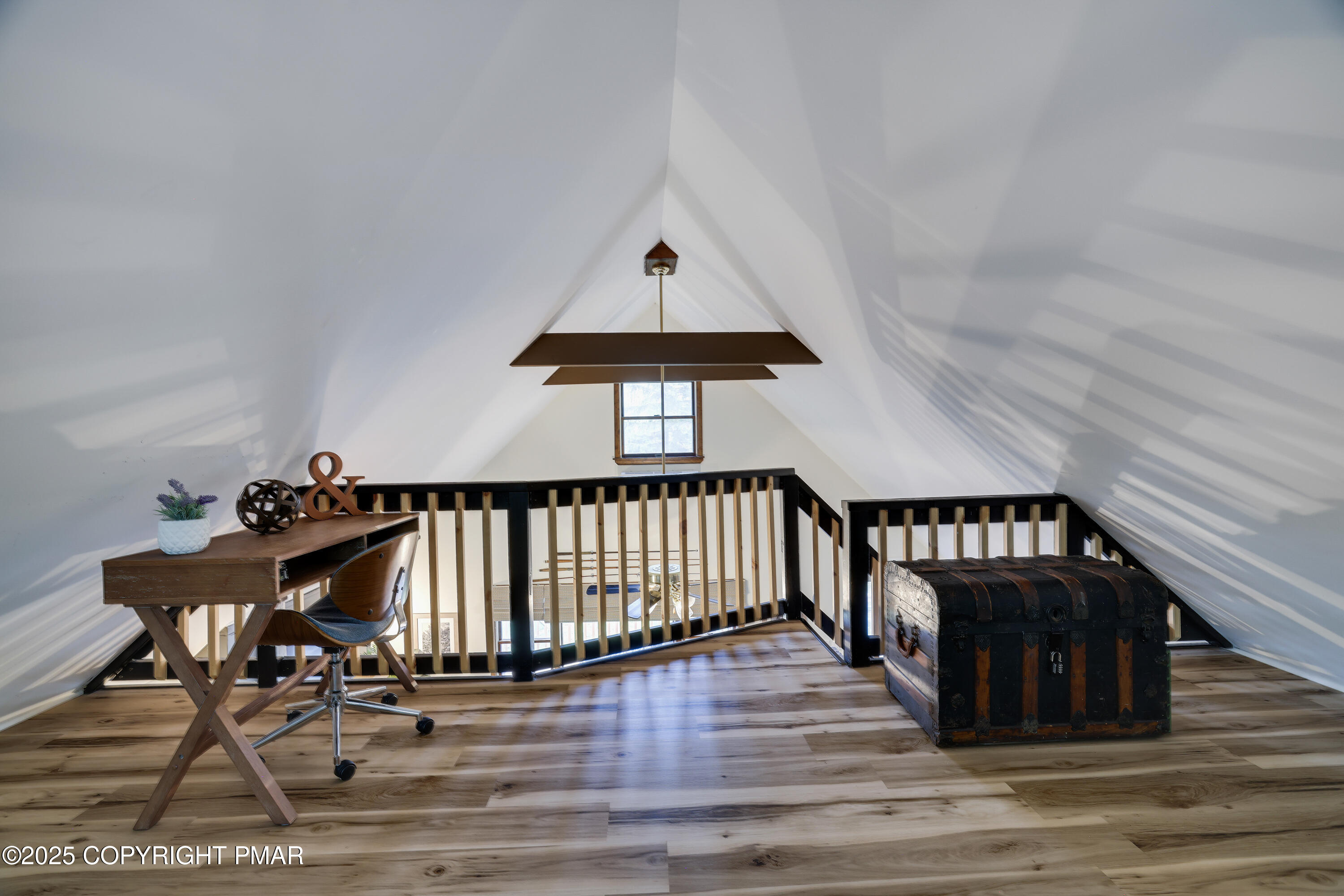 Undisclosed Address Pocono Lake, PA 18347 - Photo 28 of 50 a view of entryway and hall with wooden floor